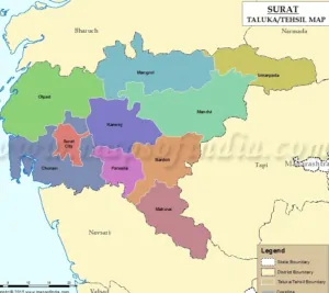 Locations in Surat